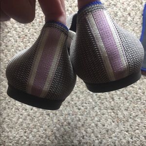 Size 11 rothys lilac heel stripe flats